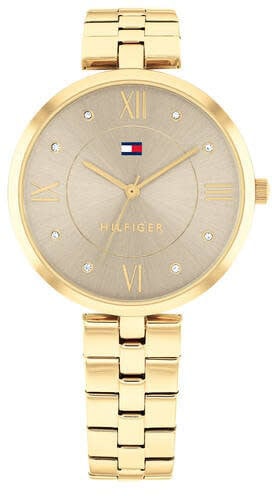 Tommy Hilfiger Tommy Hilfiger TH1782685 Horloge Dames Goudkleurig 34mm Goud