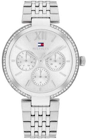 Tommy Hilfiger Tommy Hilfiger Horloge TH1782695 Sophia Staal Quartz met Zirkonia 36mm Zilver