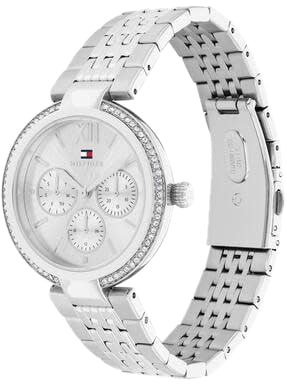 Tommy Hilfiger Tommy Hilfiger Horloge TH1782695 Sophia Staal Quartz met Zirkonia 36mm Zilver