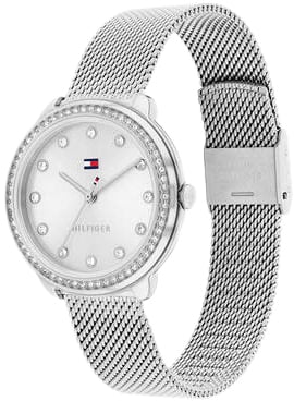 Tommy Hilfiger Tommy Hilfiger TH1782698 Horloge Dames Zilverkleurig 33mm Zilver