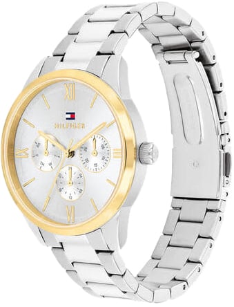 Tommy Hilfiger Tommy Hilfiger TH1782744 Horloge Dames Zilverkleurig 38mm Zilver