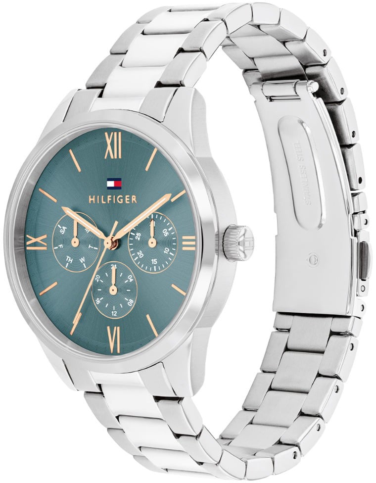 Tommy Hilfiger Tommy Hilfiger TH1782745 Horloge Dames Zilverkleurig 38mm Zilver