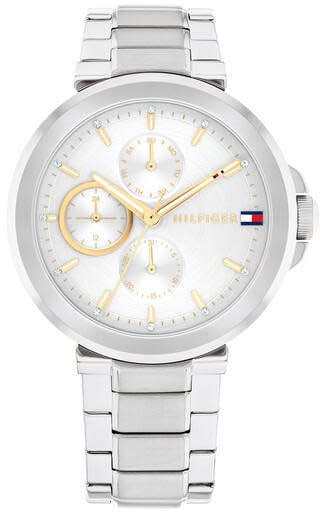 Tommy Hilfiger Tommy Hilfiger TH1782753 Horloge Dames Zilverkleurig 38mm Zilver
