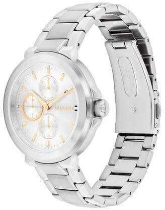 Tommy Hilfiger Tommy Hilfiger TH1782753 Horloge Dames Zilverkleurig 38mm Zilver