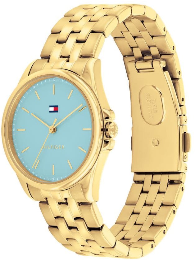 Tommy Hilfiger Tommy Hilfiger TH1782776 Horloge Dames Goudkleurig 30mm Roze
