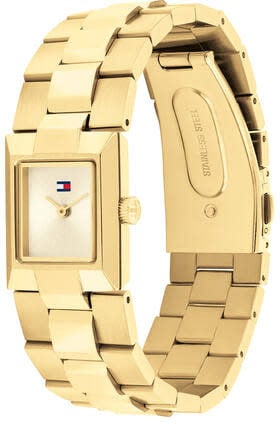 Tommy Hilfiger Tommy Hilfiger TH1782787 Horloge Dames Zilverkleurig 20x25mm Goud