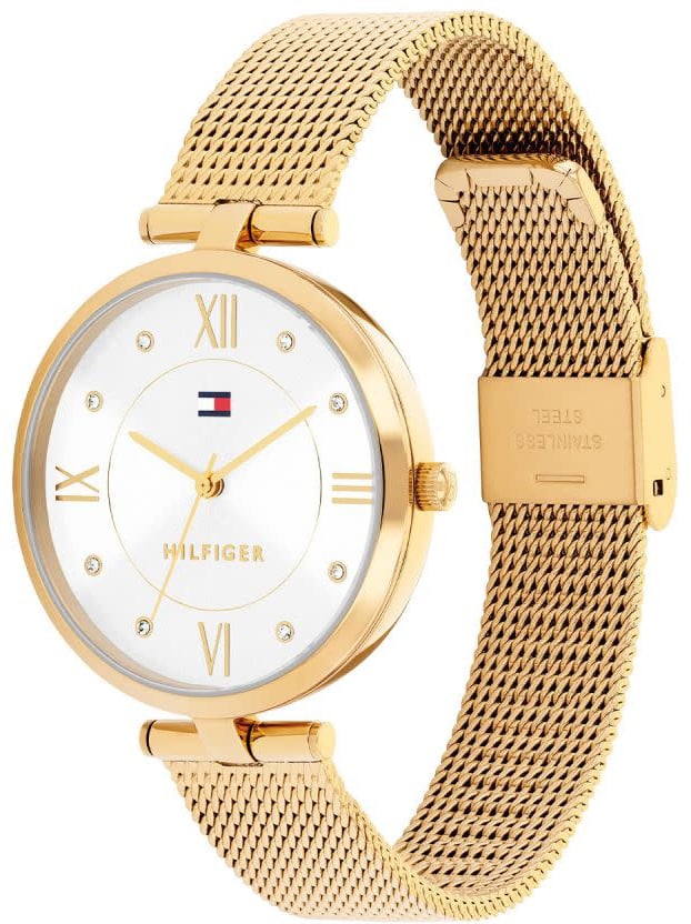 Tommy Hilfiger Tommy Hilfiger TH1782805 Horloge Dames Goudkleurig 34mm Goud