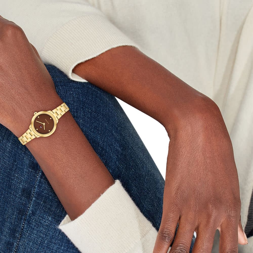 Tommy Hilfiger Tommy Hilfiger TH1782815 Horloge Dames Goudkleurig 26mm Goud