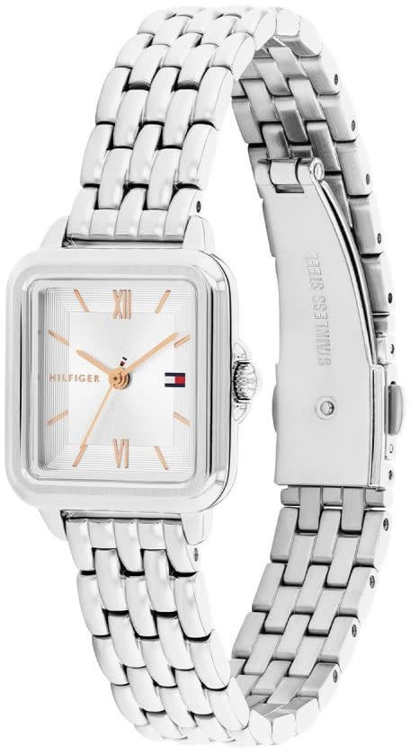 Tommy Hilfiger Tommy Hilfiger TH1782830 Horloge Dames Zilverkleurig 24x22,5mm Zilver