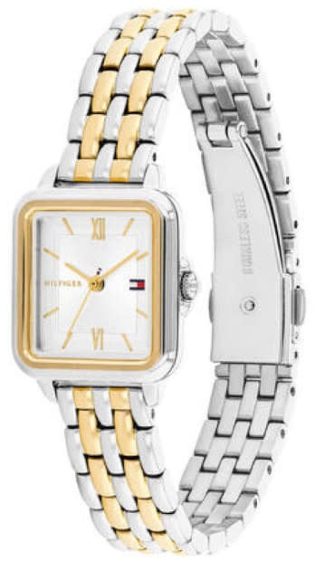Tommy Hilfiger Tommy Hilfiger TH1782861 Horloge Dames Bicolor 24x22,5mm Zilver