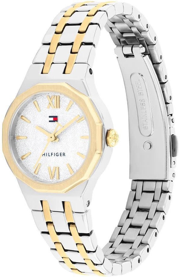 Tommy Hilfiger Tommy Hilfiger TH1782888 Horloge Dames Bicolor 25mm Zilver