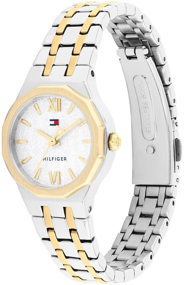 Tommy Hilfiger Tommy Hilfiger TH1782888 Horloge Dames Bicolor 25mm Zilver