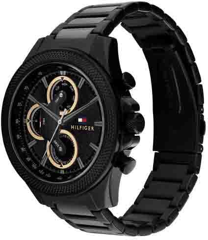 Tommy Hilfiger Tommy Hilfiger TH1792081 Horloge Heren Zwart 46mm Zwart