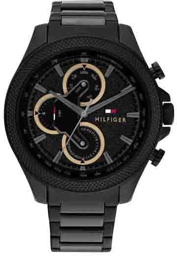 Tommy Hilfiger Tommy Hilfiger TH1792081 Horloge Heren Zwart 46mm Zwart