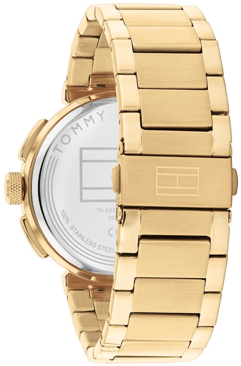 Tommy Hilfiger Tommy Hilfiger TH1792118 Horloge Heren Goudkleurig 44mm Goud