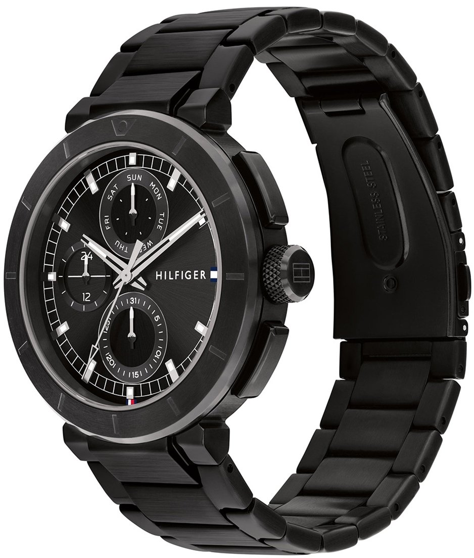 Tommy Hilfiger Tommy Hilfiger TH1792119 Horloge Heren Zwart 44mm Zwart