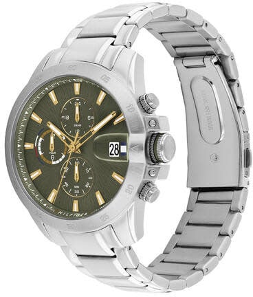 Tommy Hilfiger Tommy Hilfiger TH1792197 Horloge Heren 43mm Zilver