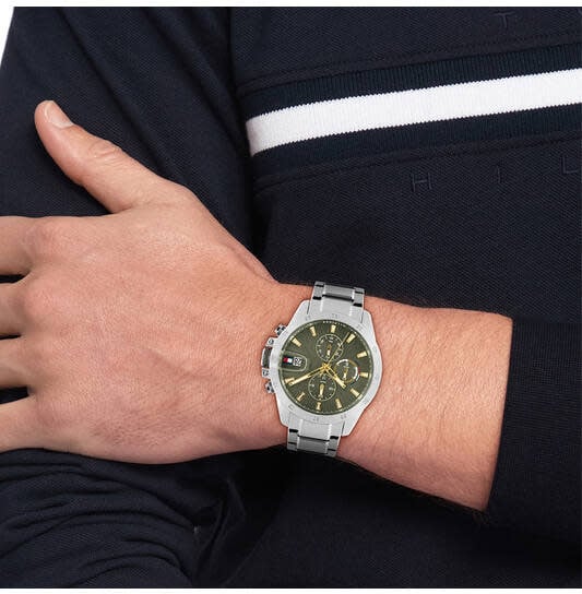 Tommy Hilfiger Tommy Hilfiger TH1792197 Horloge Heren 43mm Zilver
