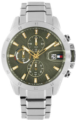 Tommy Hilfiger Tommy Hilfiger TH1792197 Horloge Heren 43mm Zilver
