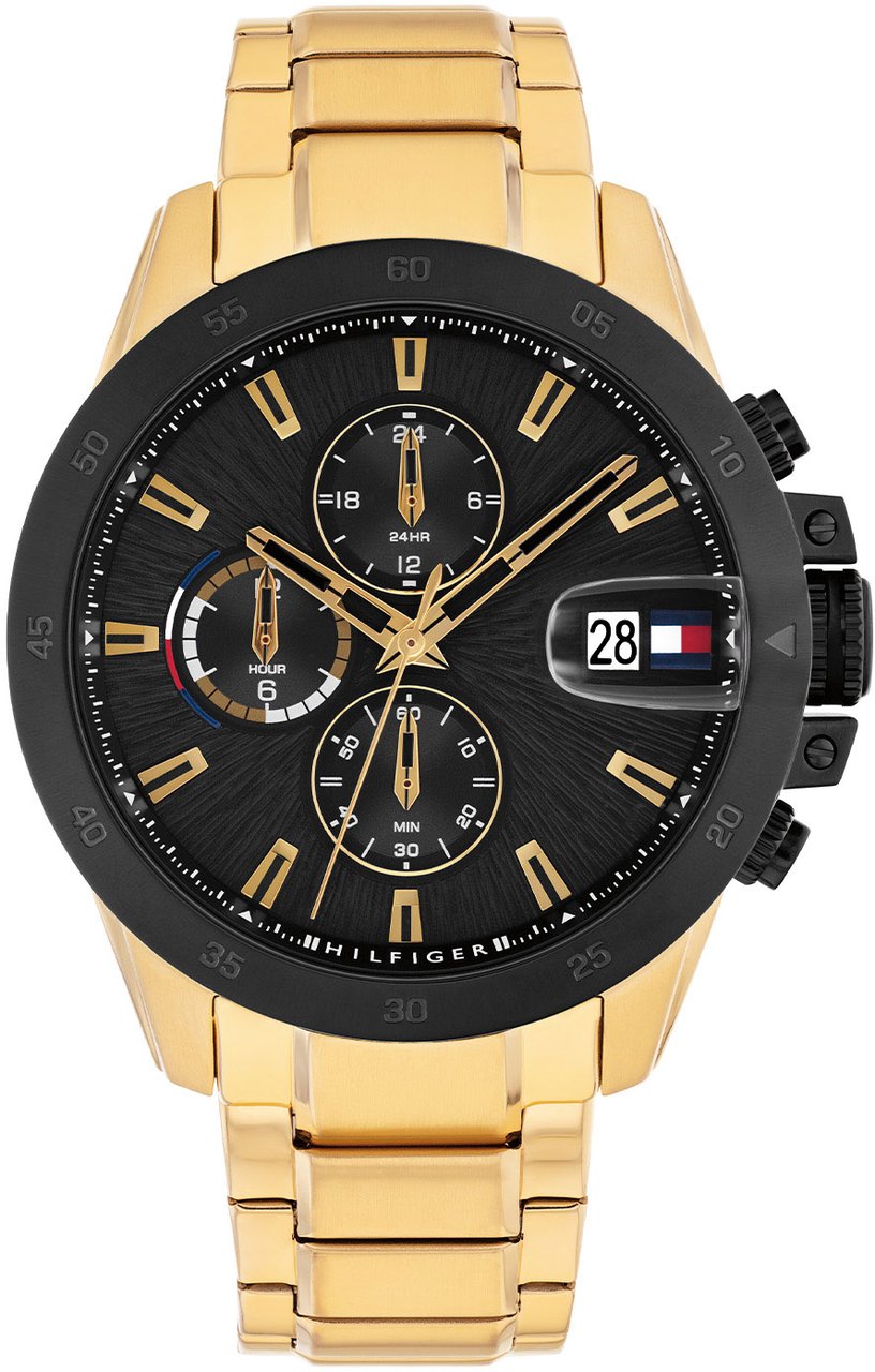 Tommy Hilfiger Tommy Hilfiger TH1792199 Horloge Heren 43mm Goud