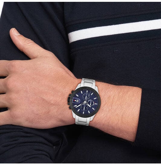 Tommy Hilfiger Tommy Hilfiger TH1792198 Horloge Heren 43mm Zilver