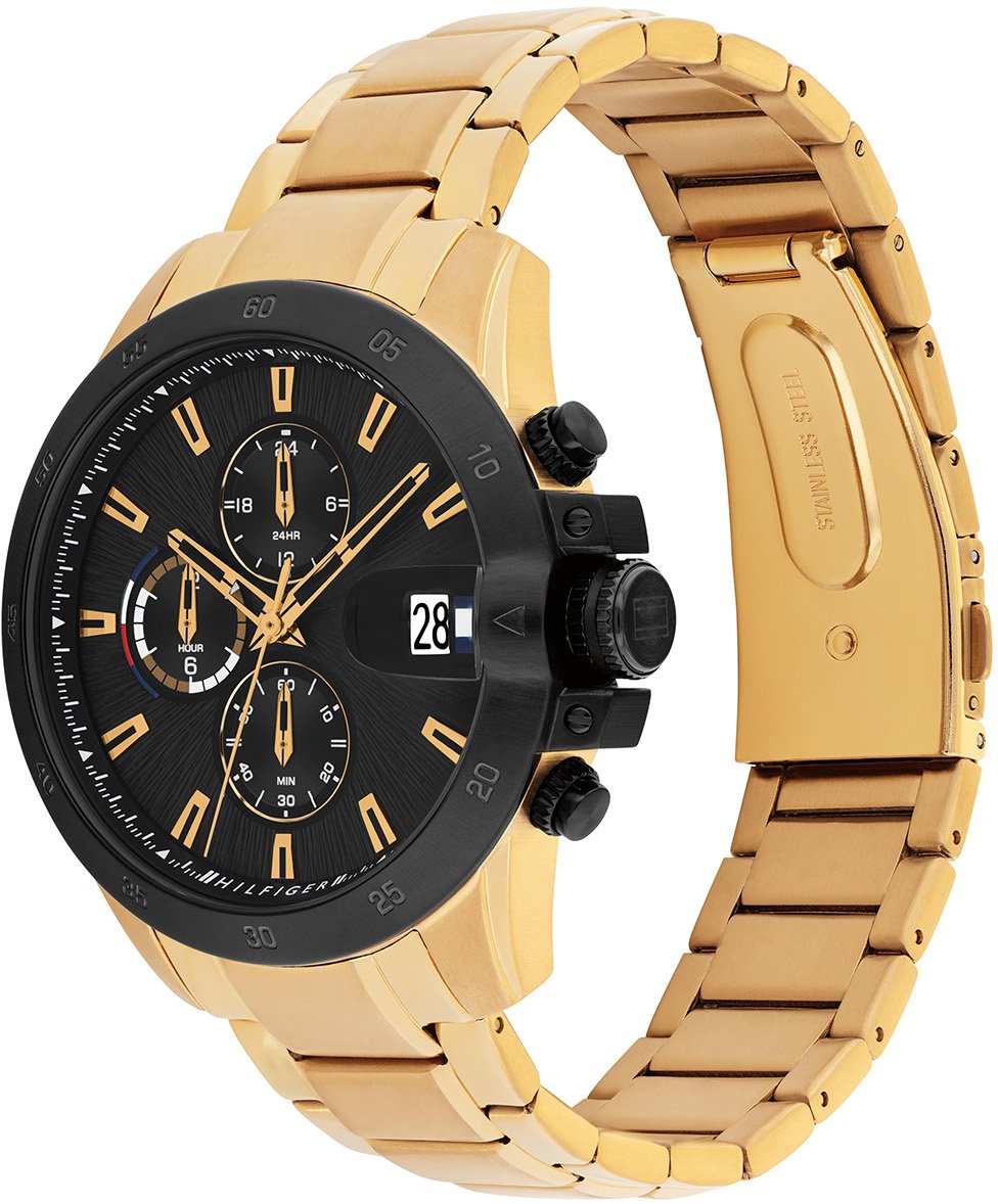 Tommy Hilfiger Tommy Hilfiger TH1792199 Horloge Heren 43mm Goud