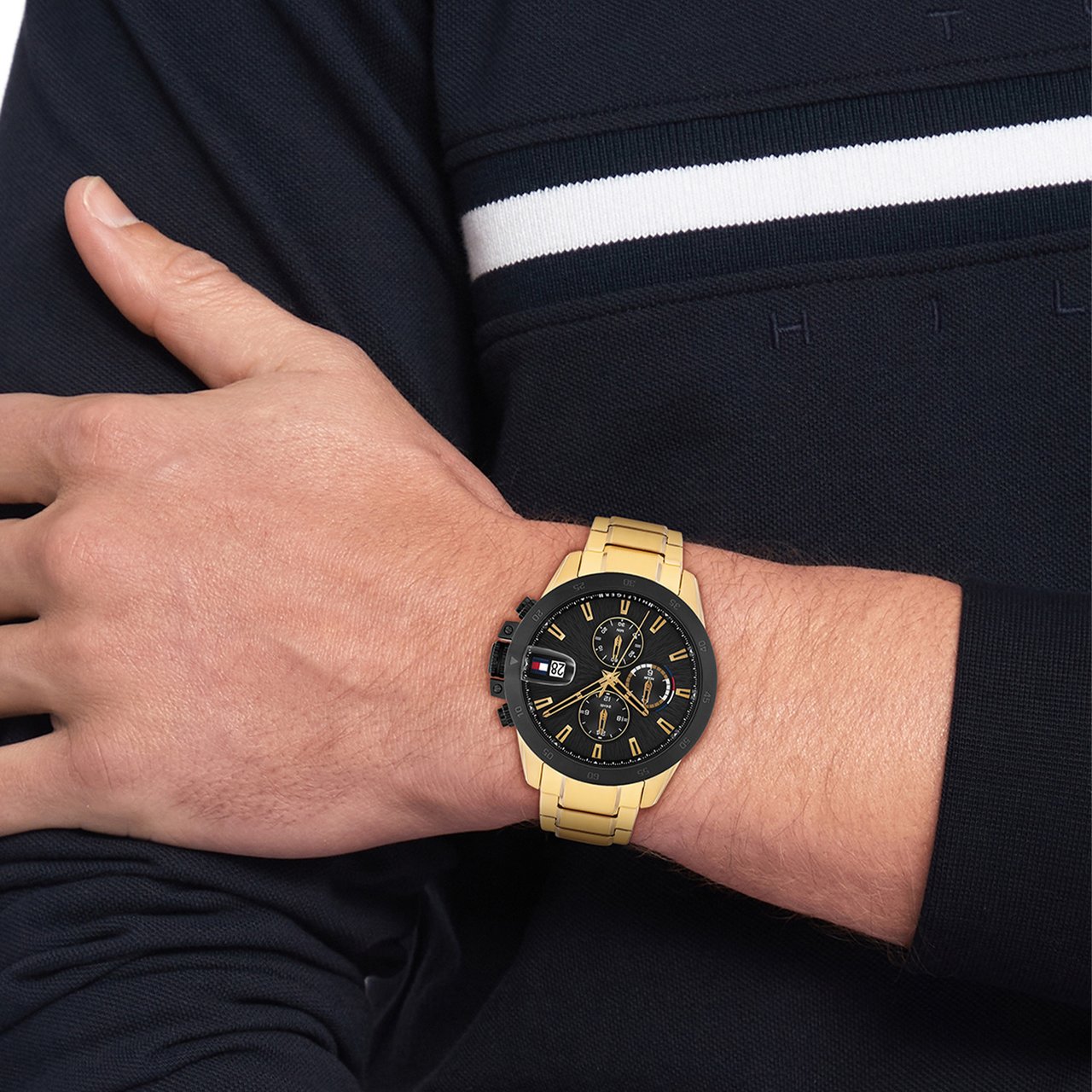 Tommy Hilfiger Tommy Hilfiger TH1792199 Horloge Heren 43mm Goud