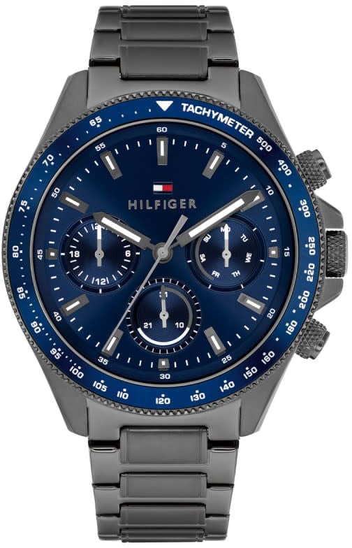 Tommy Hilfiger Tommy Hilfiger TH1792212 Horloge Heren Staal Gunmetal 44mm Grijs