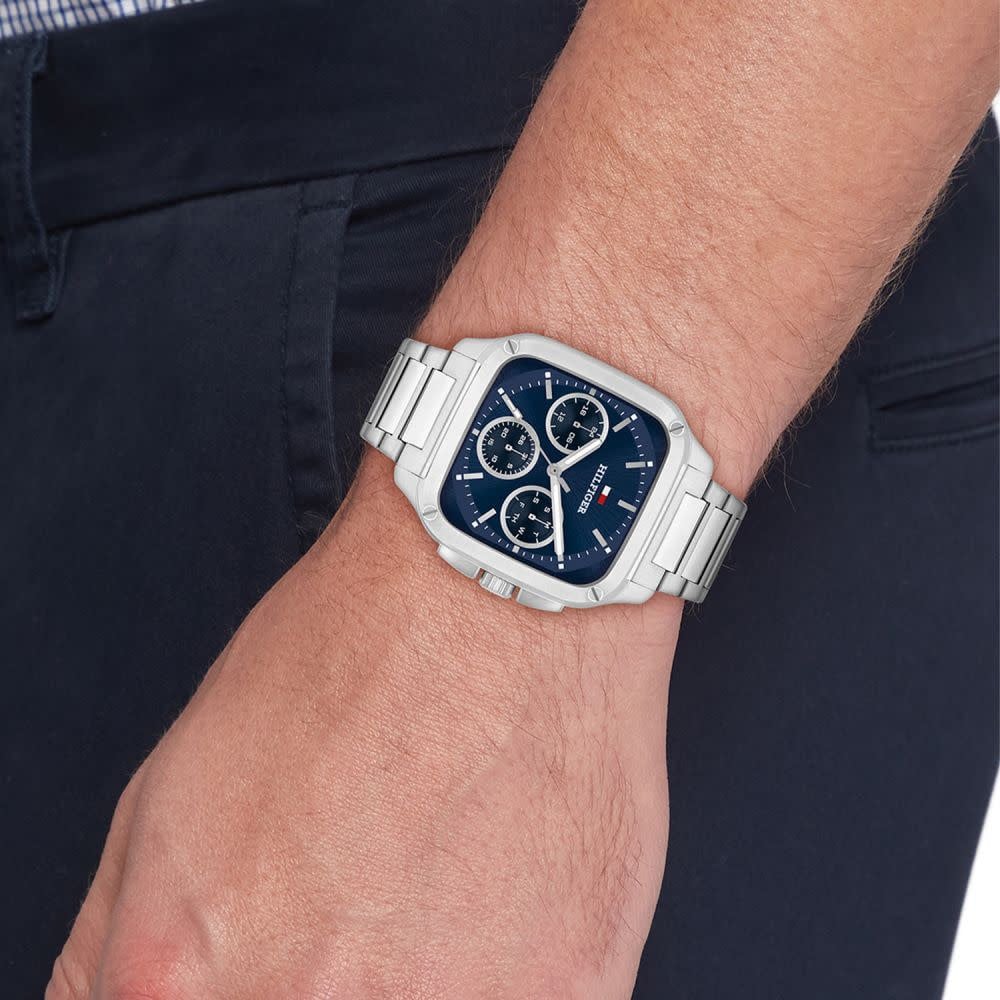 Tommy Hilfiger Tommy Hilfiger TH1792222 Horloge Heren Staal 37x39mm Zilver