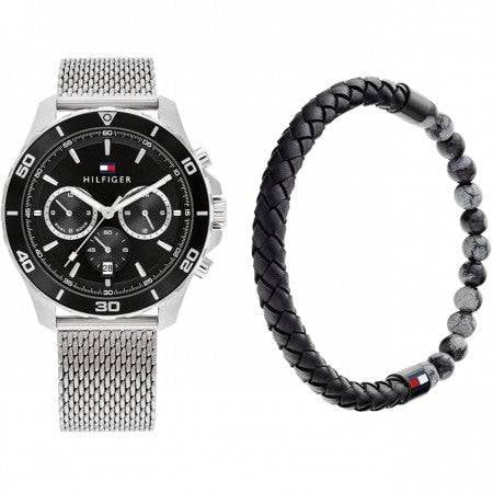 Tommy Hilfiger Tommy Hilfiger TJ2770003 Giftset Jordan Herenhorloge 43mm Zilver