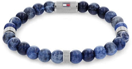 Tommy Hilfiger Tommy Hilfiger Jewels TJ2790436 Armband Heren Sodaliet Beads 18,5cm Blauw
