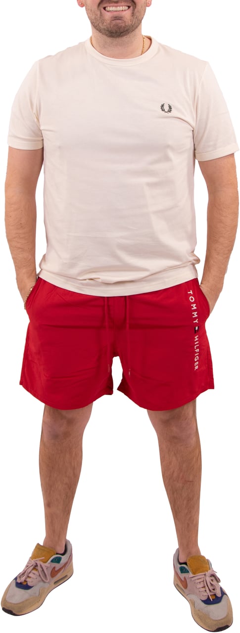 Tommy Hilfiger Tommy Hilfiger Medium Drawstring Zip Pocket Rood