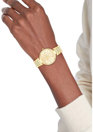 Tommy Hilfiger Tommy Hilfiger Horloge TH1782697 Sophia Staal met Geelgouden Plating Quartz 36mm Goud
