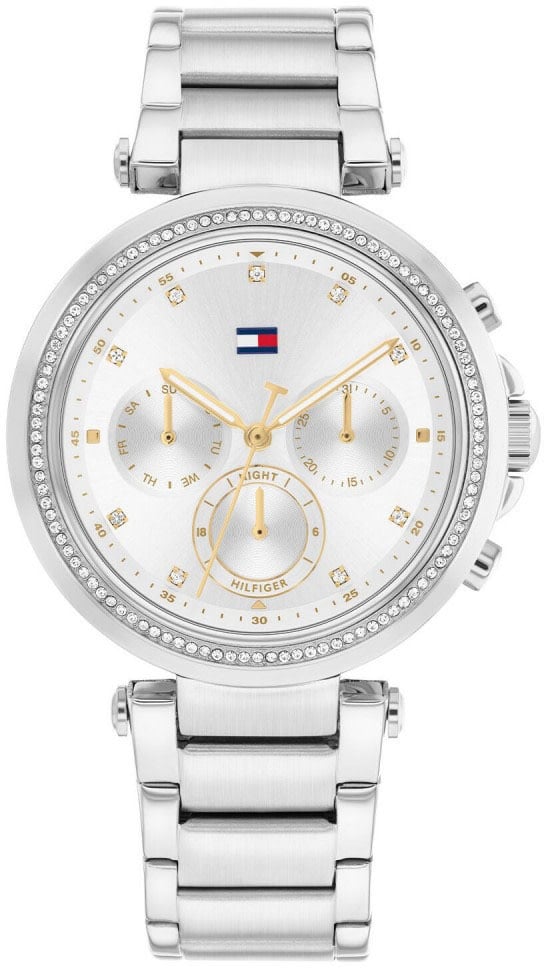 Tommy Hilfiger Tommy Hilfiger Horloge TH1782701 Emily Staal Quartz Chronograaf 38mm Zilver