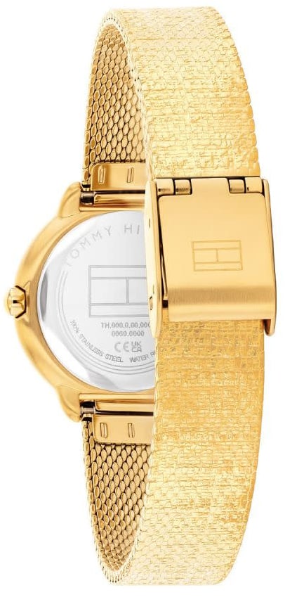 Tommy Hilfiger Tommy Hilfiger Horloge TH1782811 Demi Mesh Geelgouden Plating Quartz 26mm Goud
