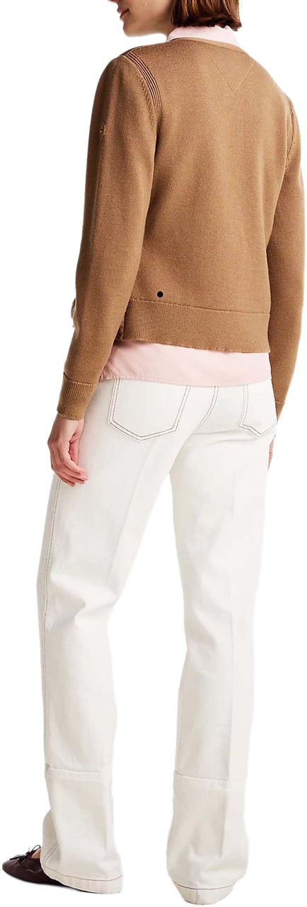 Tommy Hilfiger Knitted Donsjas Beige