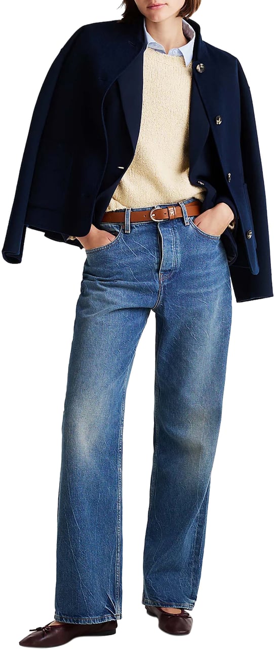 Tommy Hilfiger Wool Bomber Blauw
