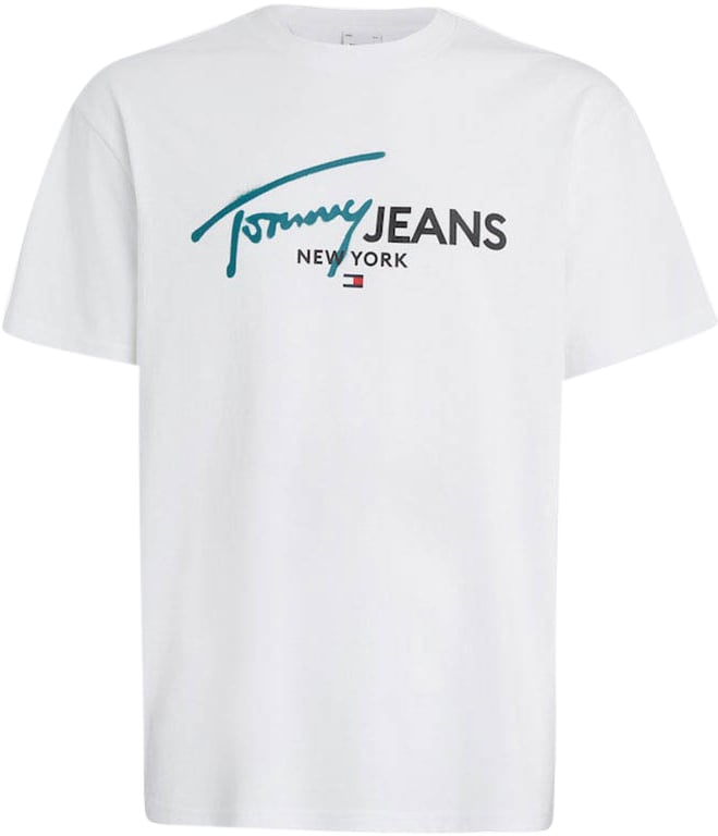 Tommy Jeans Tommy Jeans Reg Spray Pop Color Tee Ext Wit