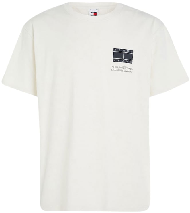 Tommy Jeans Tommy Jeans Reg Essentail CB Flag Tee Wit