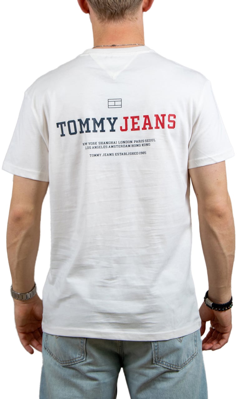 Tommy Jeans Tommy Jeans Reg Dna Graphic Tee Wit