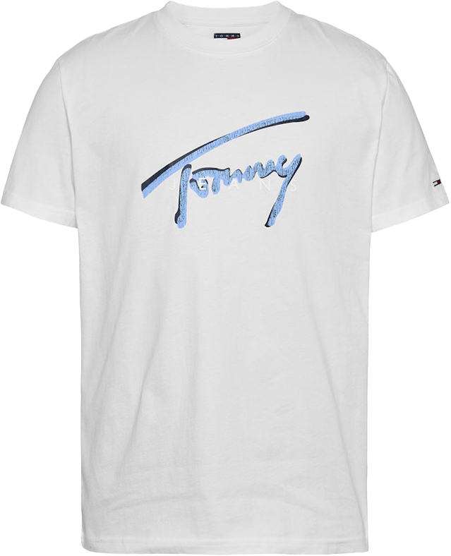 Tommy Jeans Tommy Jeans Reg Rwb Signature Tee Beige