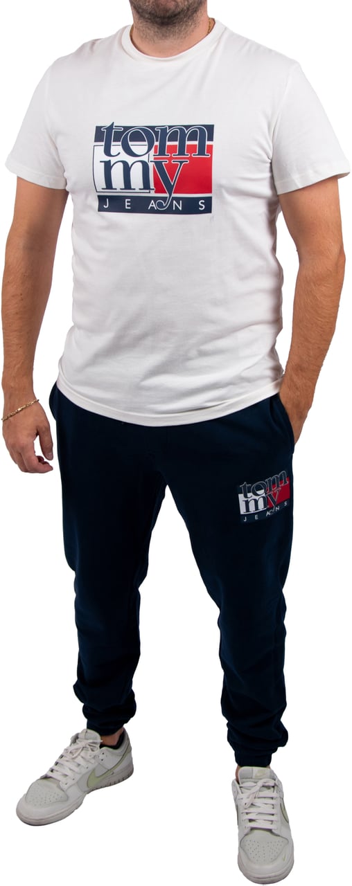 Tommy Jeans Tommy Jeans Slim RWB Flag Tee EXT Beige