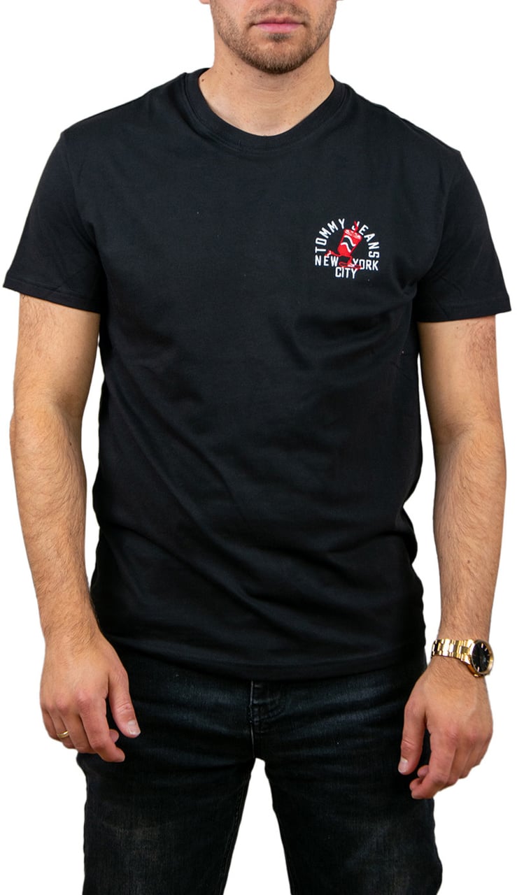 Tommy Jeans Tommy Jeans TJM Reg Small Motif Tee Ext Zwart
