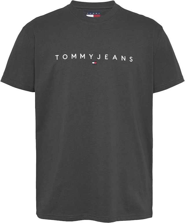 Tommy Jeans Tommy Jeans Reg Linear Logo Tee Ext Grijs