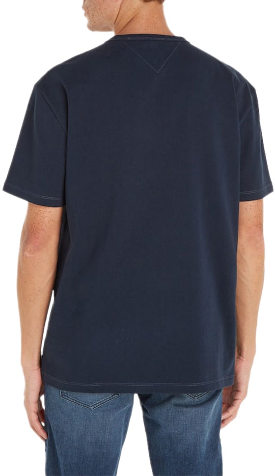 Tommy Jeans Reg Badge Tee Blauw