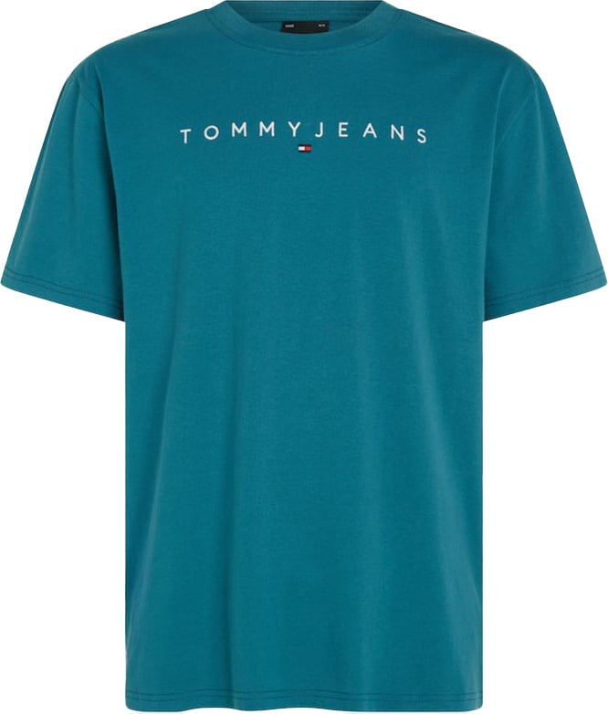 Tommy Jeans Tommy Jeans Linear Logo Tee Ext Blauw