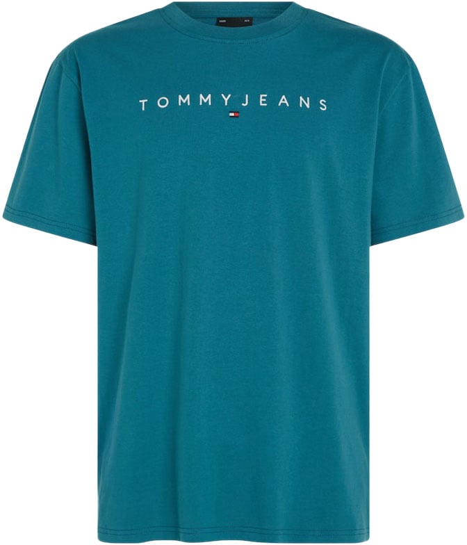 Tommy Jeans Tommy Jeans Linear Logo Tee Ext Blauw