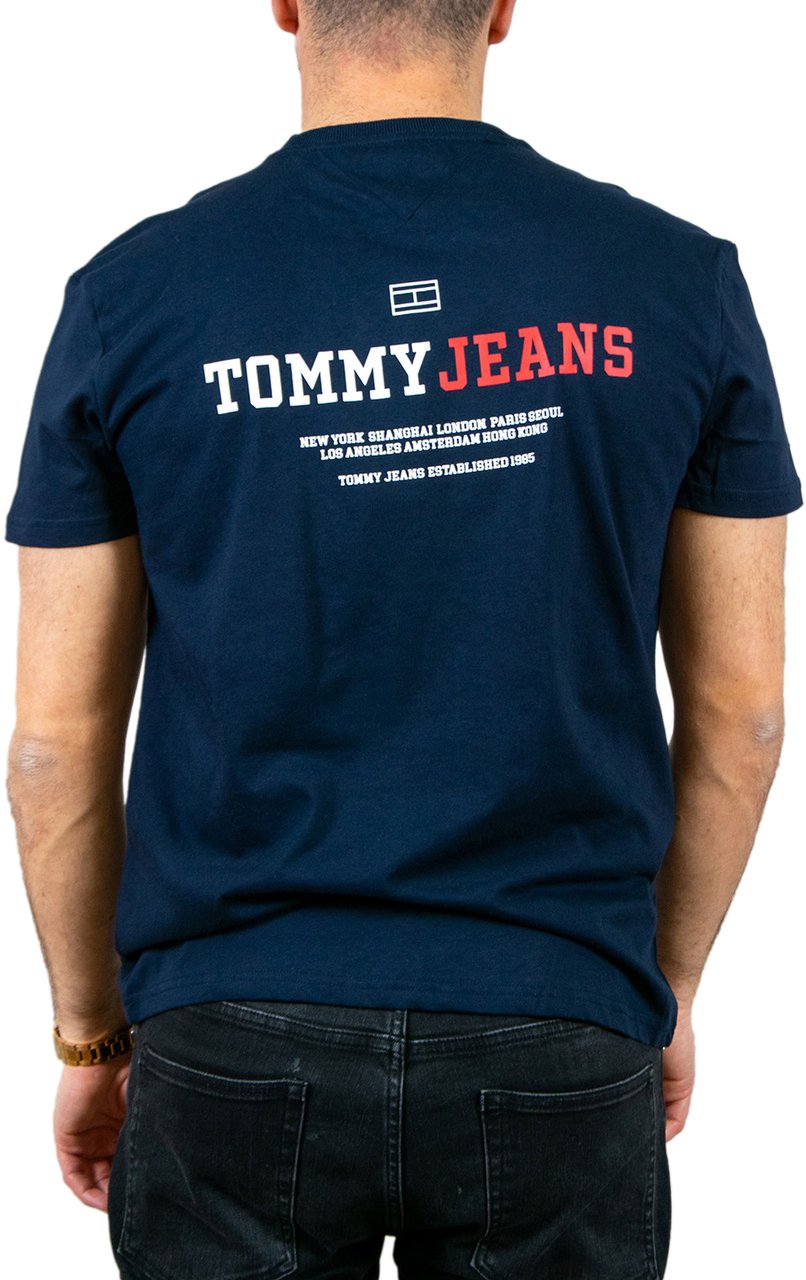 Tommy Jeans Tommy Jeans Reg Dna Graphic Tee Blauw