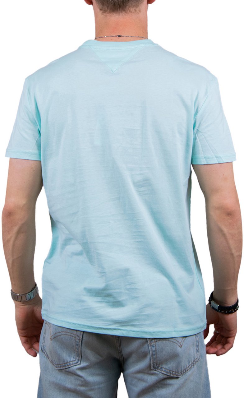 Tommy Jeans Tommy Jeans Reg Linear Logo Tee Blauw
