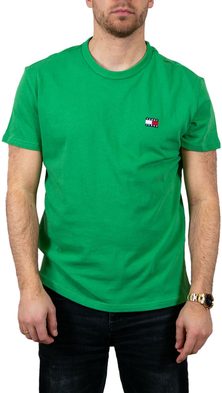 Tommy Jeans Reg Badge Tee Groen
